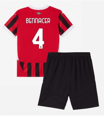 AC Milan Ismael Bennacer #4 Hemmatröja Barn 2024-25 Kortärmad (+ Korta byxor)